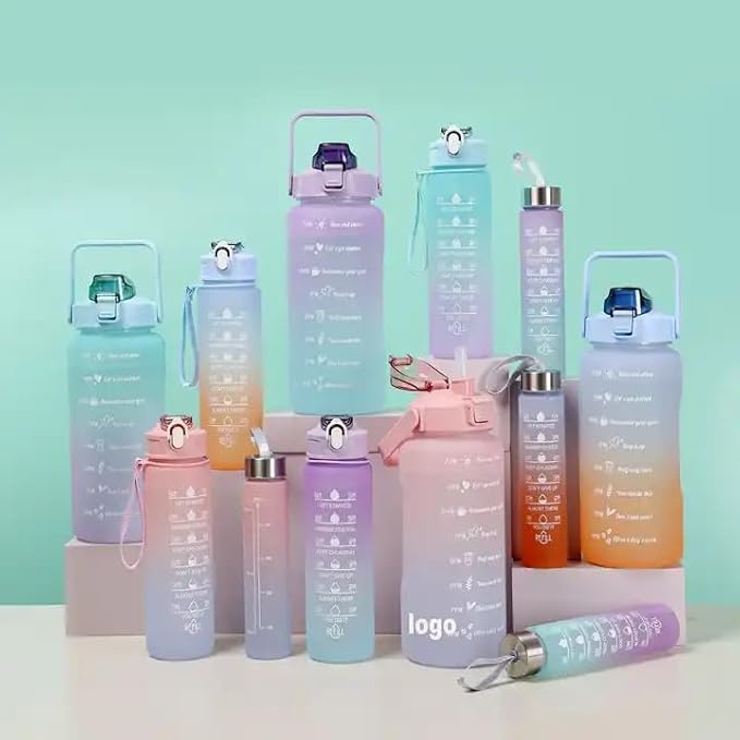 3 in 1 Sports Water Bottle Cold Driker Multi Purpose