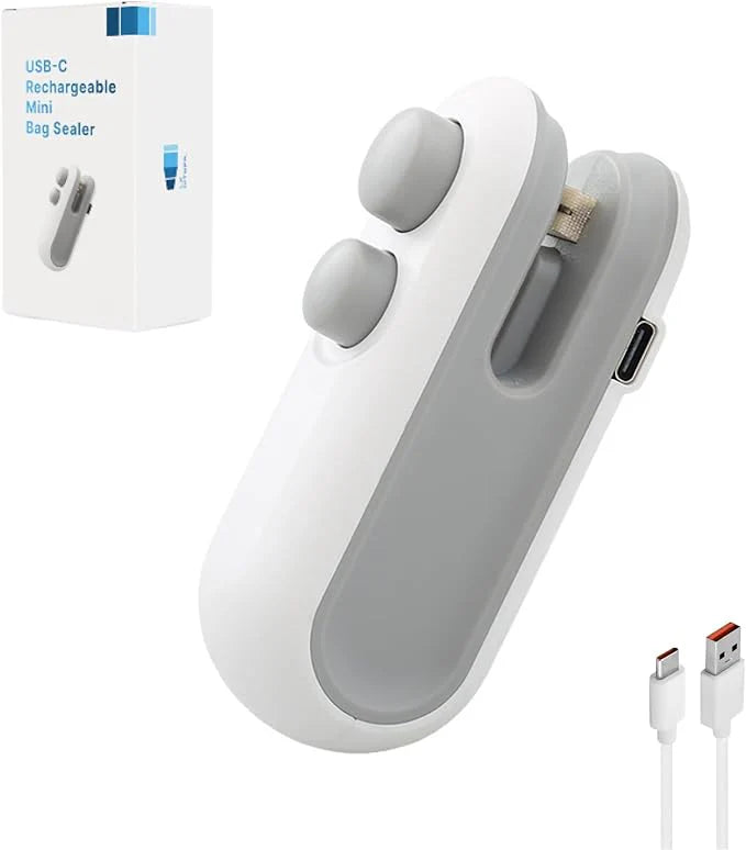 Mini Bag Sealer, USB-C Rechargeable