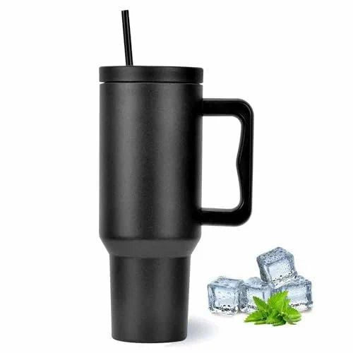 Modern Tumbler with Handle and Straw Lid