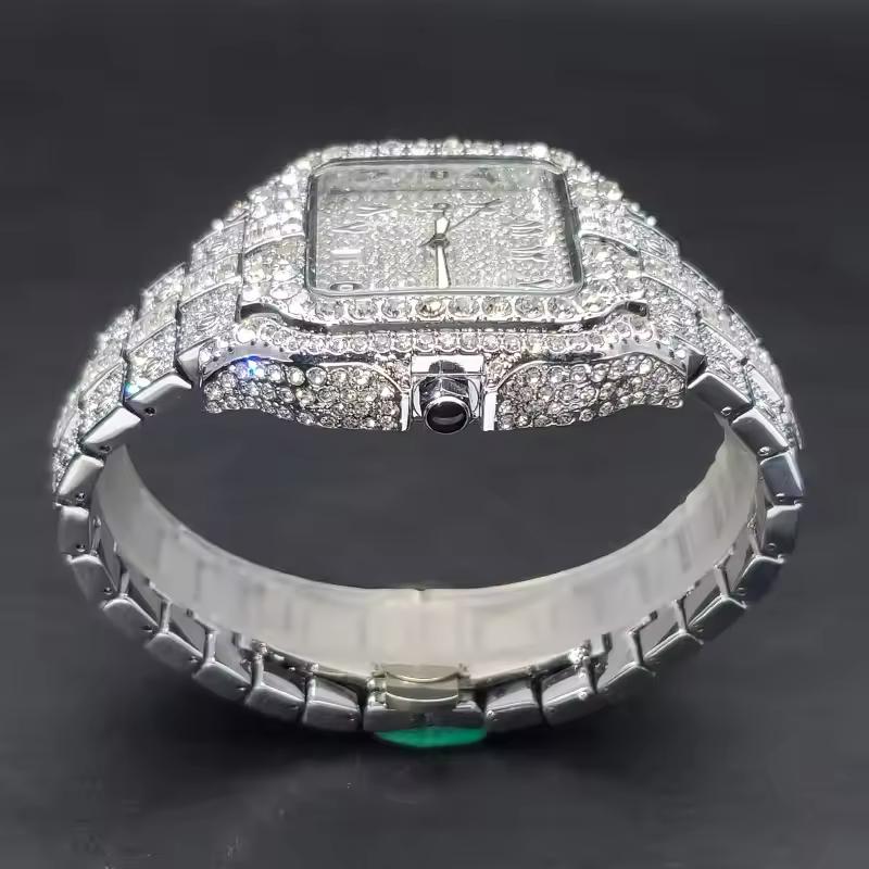 Arabic Ice Stone Watch - Karan Aujla Watch