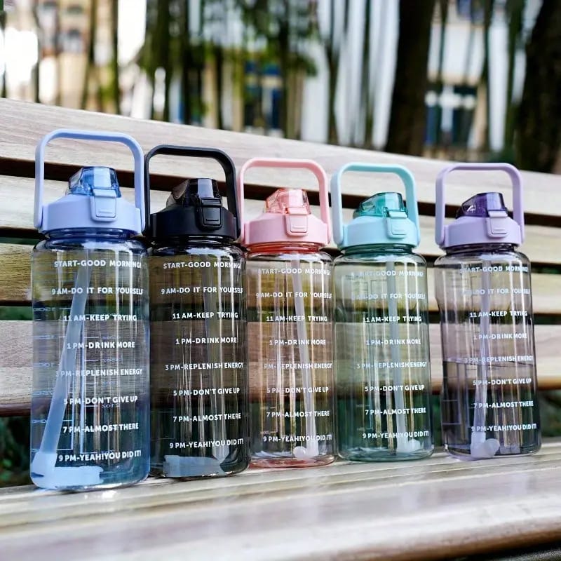 Clear Plastic Water Bottle For Indoor & Outdoor 2000ml