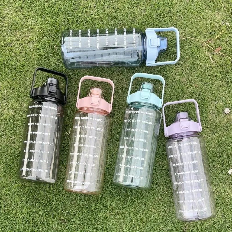 Clear Plastic Water Bottle For Indoor & Outdoor 2000ml