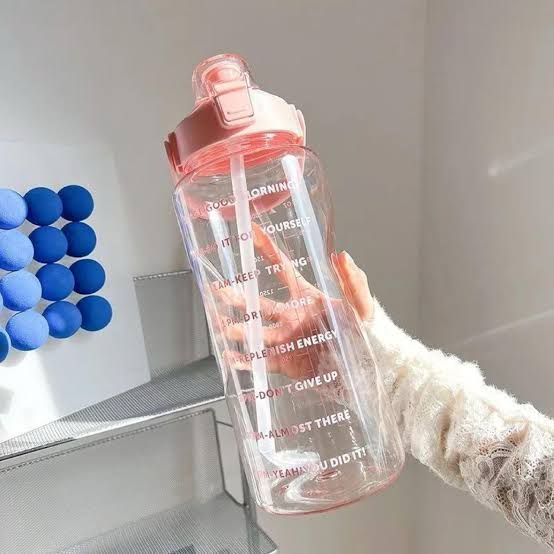 Clear Plastic Water Bottle For Indoor & Outdoor 2000ml
