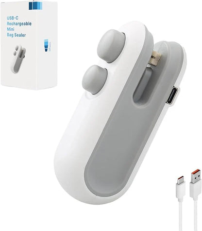 Mini Bag Sealer, USB-C Rechargeable