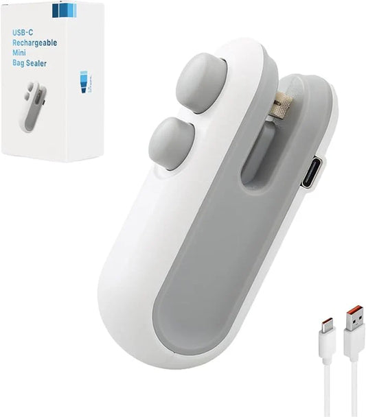 Mini Bag Sealer, USB-C Rechargeable