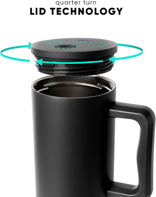 Modern Tumbler with Handle and Straw Lid