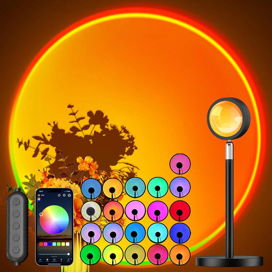 Remote Controlled Multicolor Sunset Lamp