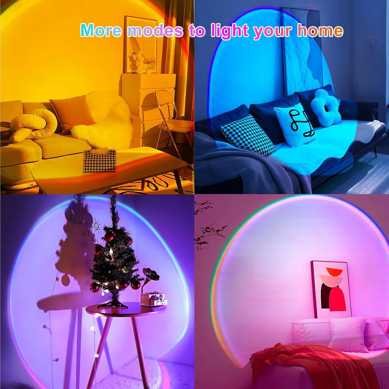 Remote Controlled Multicolor Sunset Lamp