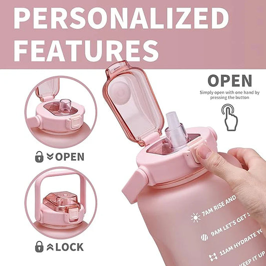 3 in 1 Sports Water Bottle Cold Driker Multi Purpose