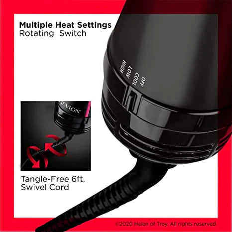 One-Step Hot Air Blow Hair Dryer Brush-2.4 Inch