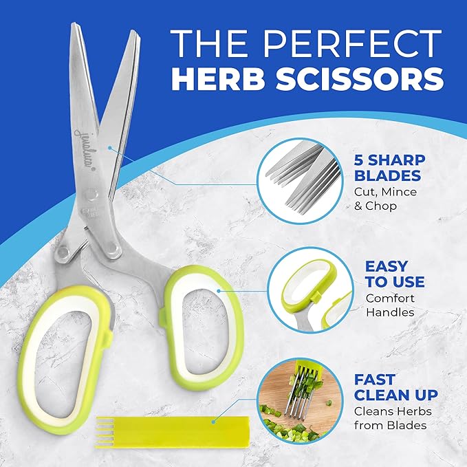 5 Blade Kitchen Salad Scissors 5 Blade Kitchen Salad Scissors 5 Blade Kitchen Salad Scissors 1 / 4 5 Blade Kitchen Salad Scissors