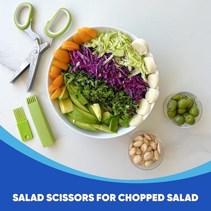 5 Blade Kitchen Salad Scissors 5 Blade Kitchen Salad Scissors 5 Blade Kitchen Salad Scissors 1 / 4 5 Blade Kitchen Salad Scissors