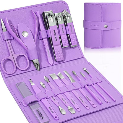 Manicure Professional Nail Clippers Set-16pcs