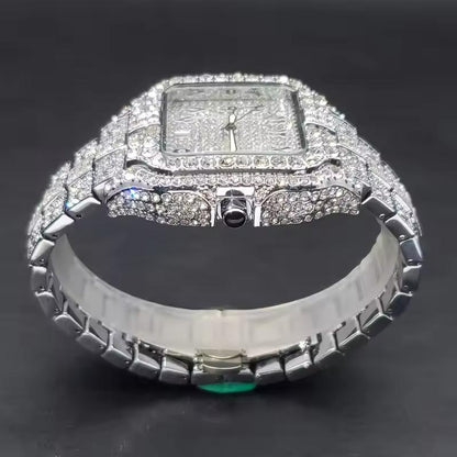 Arabic Ice Stone Watch - Karan Aujla Watch