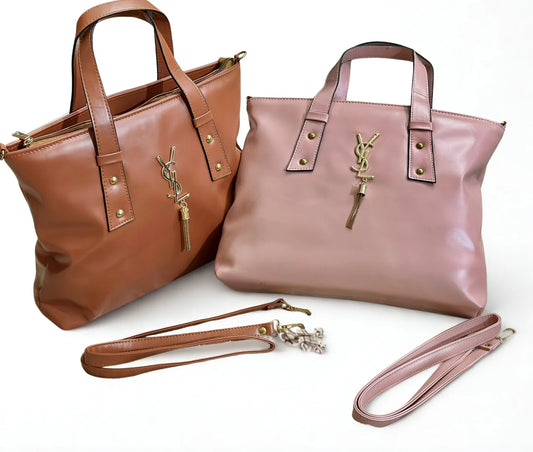 branded Leather Tote Bag - Ladies Bags
